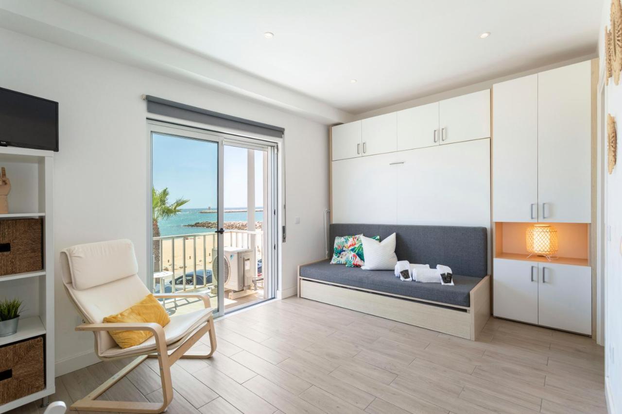 Centralgarve - Stunning Beach Front Studio - Astro Quarteira Exterior foto